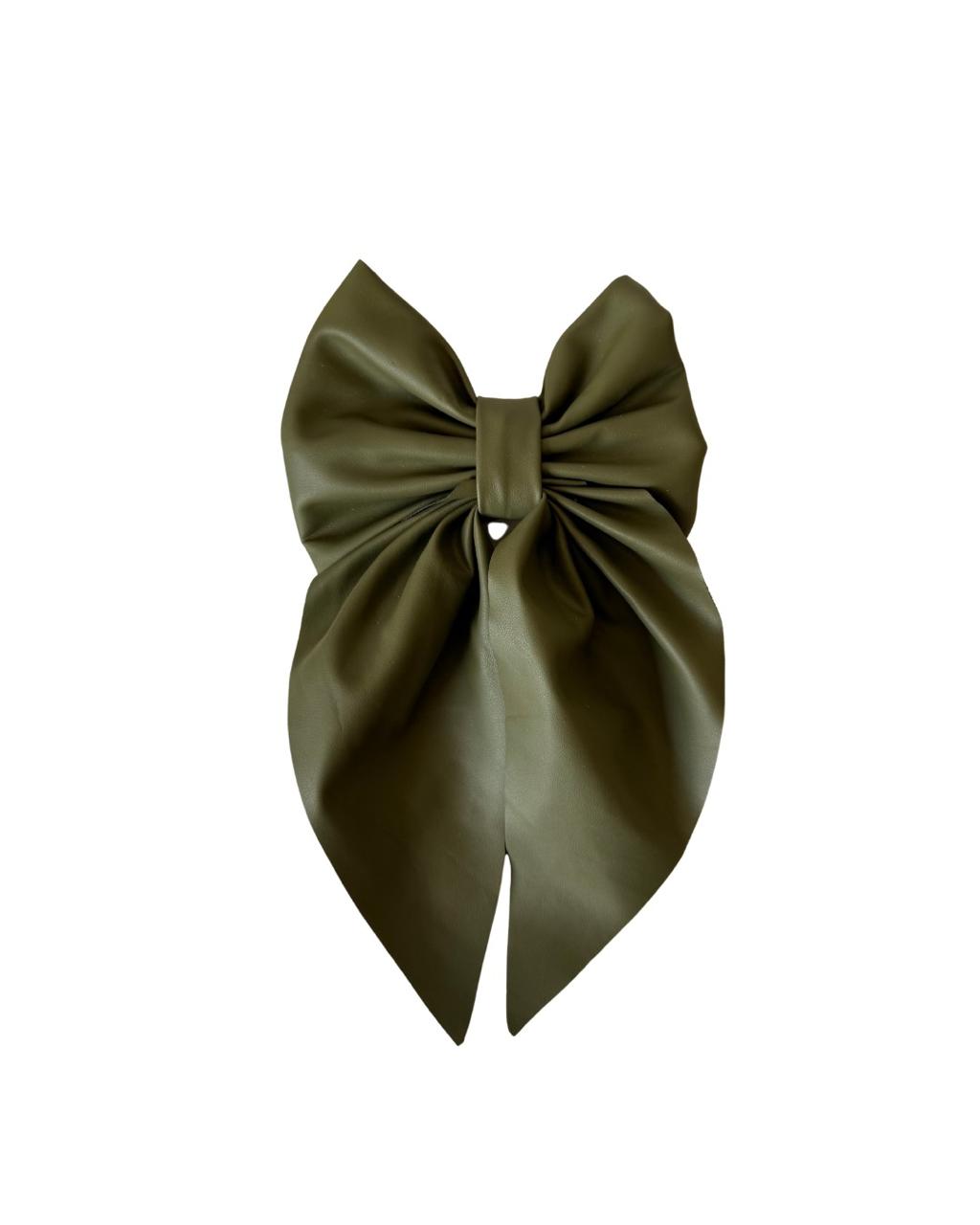 Laço de Courino Verde Musgo